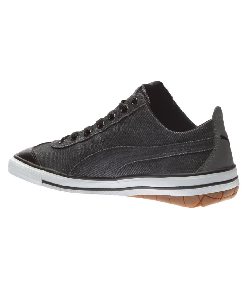 Puma Black Canvas Shoes - Buy Puma Black Canvas Shoes Online at Best ...