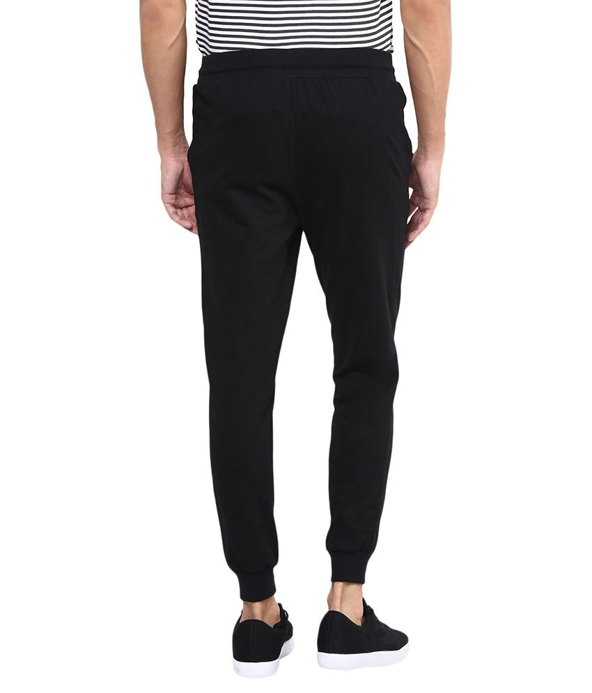 Benoit Black Cotton Joggers Single - Buy Benoit Black Cotton Joggers ...