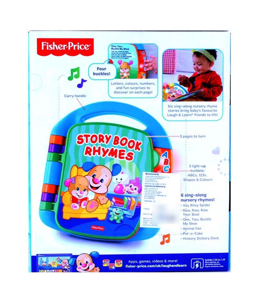 fisher price story rhymes book