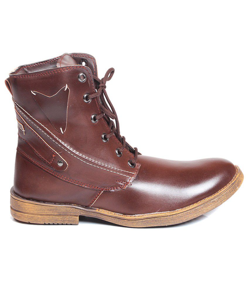 Foot Clone Brown Boots - Buy Foot Clone Brown Boots Online at Best ...