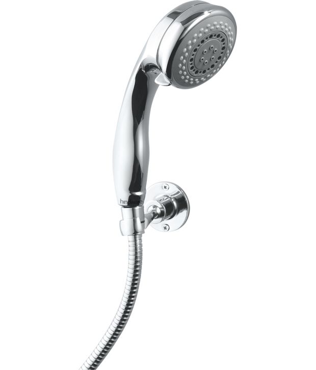 Buy Hindware 5 Flow Hand Shower and CP Flex Tube with Hook 1.5 m