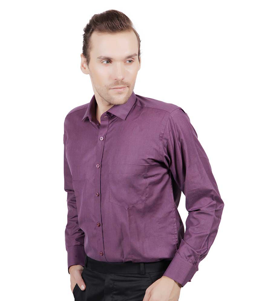 Jorzzer Roniya Purple Formal Shirt - Buy Jorzzer Roniya Purple Formal ...