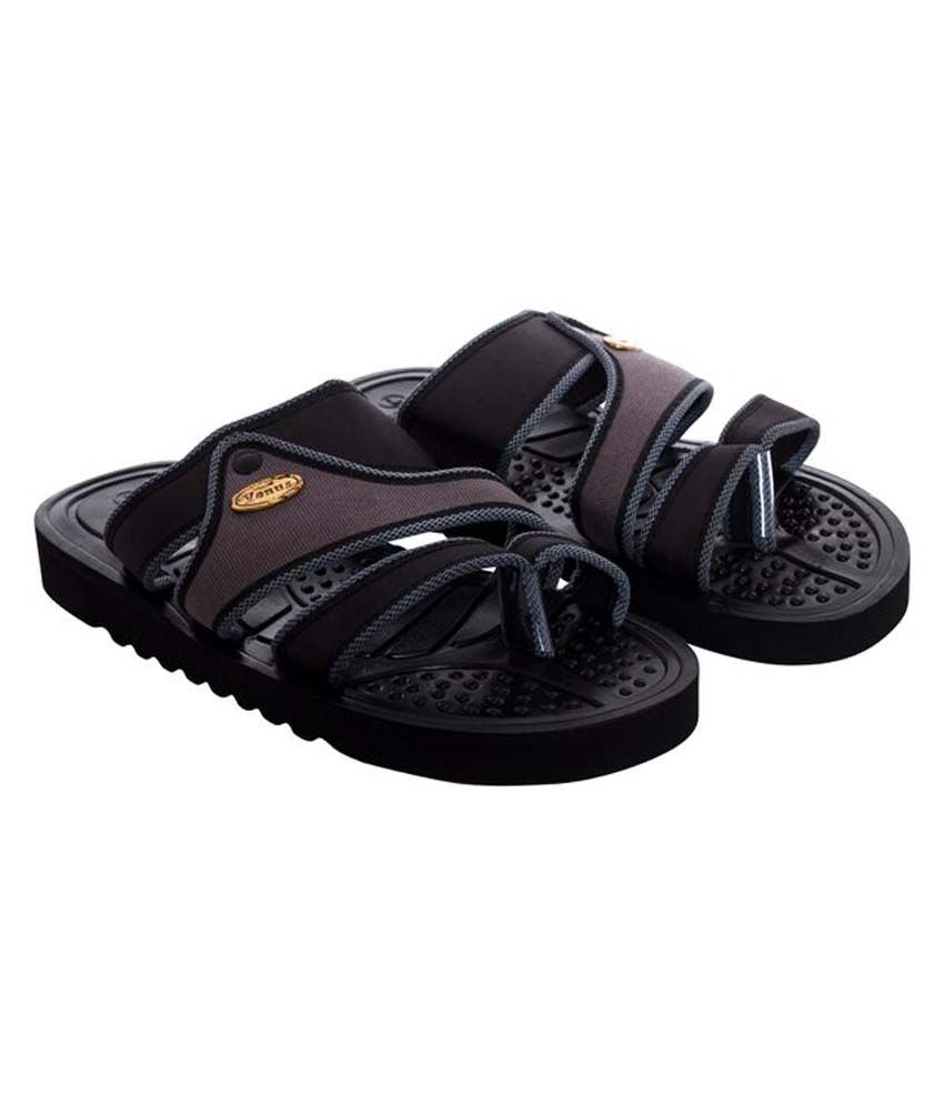 Venus Black Slippers Price in India- Buy Venus Black Slippers Online at ...