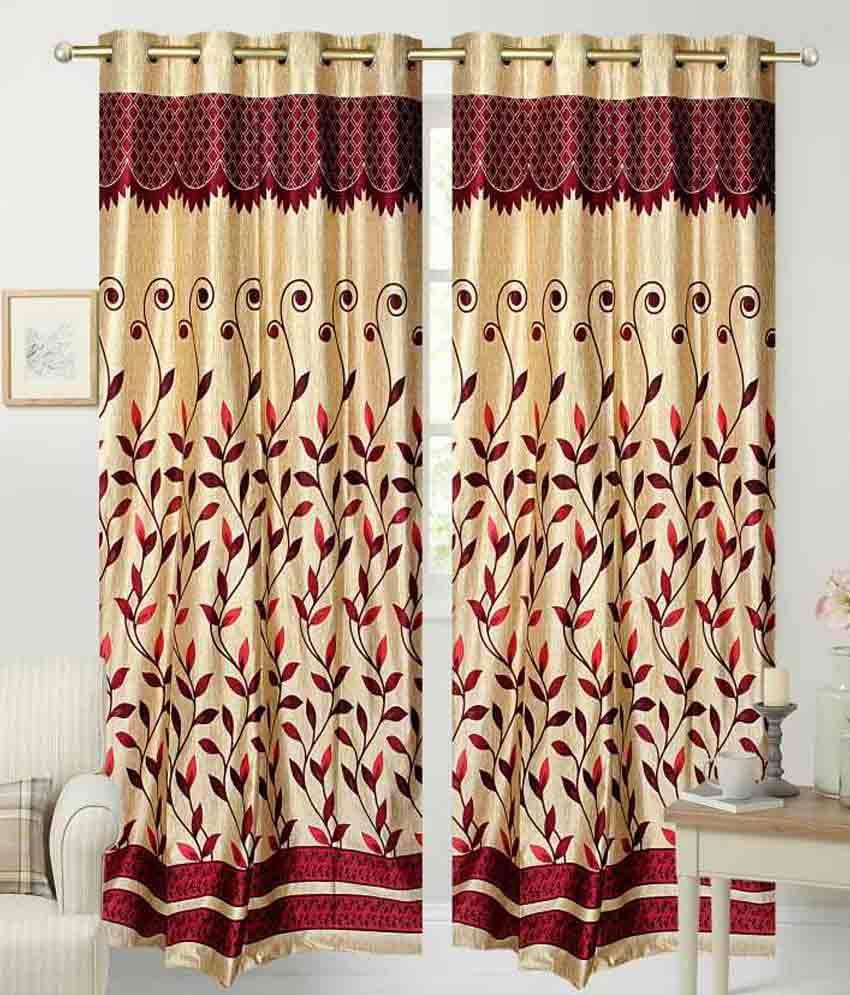     			Tanishka Fabs Blackout Curtain ( Pack of 1 ) - Multi Color