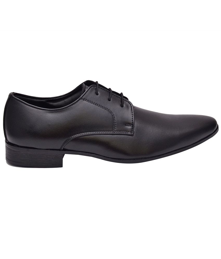 HiREL'S Artificial Leather Black Formal Shoes Price in India- Buy HiREL ...