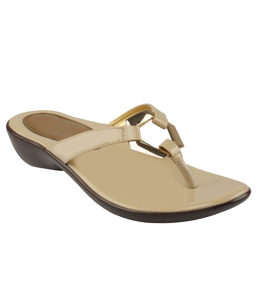 Shoe Bazar Beige Wedge Heels Price in India- Buy Shoe Bazar Beige Wedge Heels Online at Snapdeal