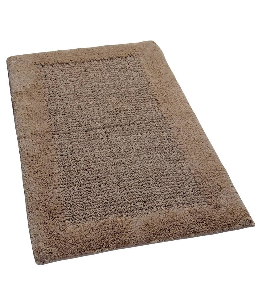 Home Episode Brown Cotton Bath Mat Buy Home Episode Brown Cotton Bath