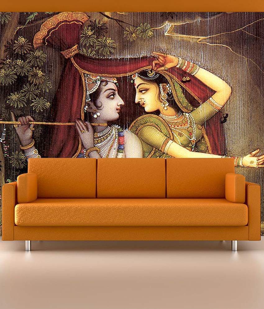 FineArts Digitally Printed Wallpaper - Radha Krishna: Buy FineArts  Digitally Printed Wallpaper - Radha Krishna at Best Price in India on  Snapdeal
