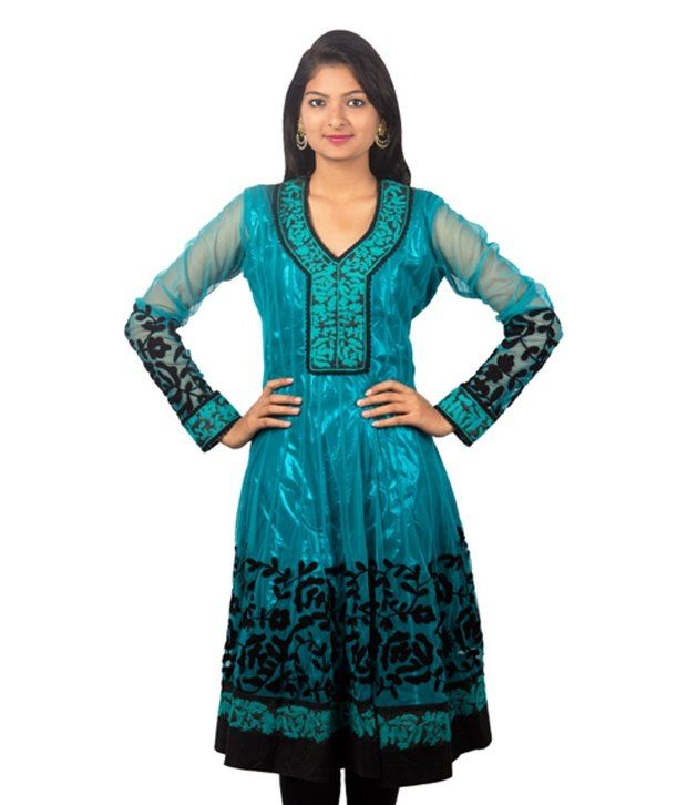 chiffon frock designer kurti