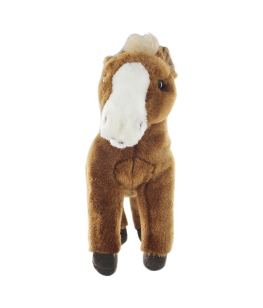 white horse soft toy