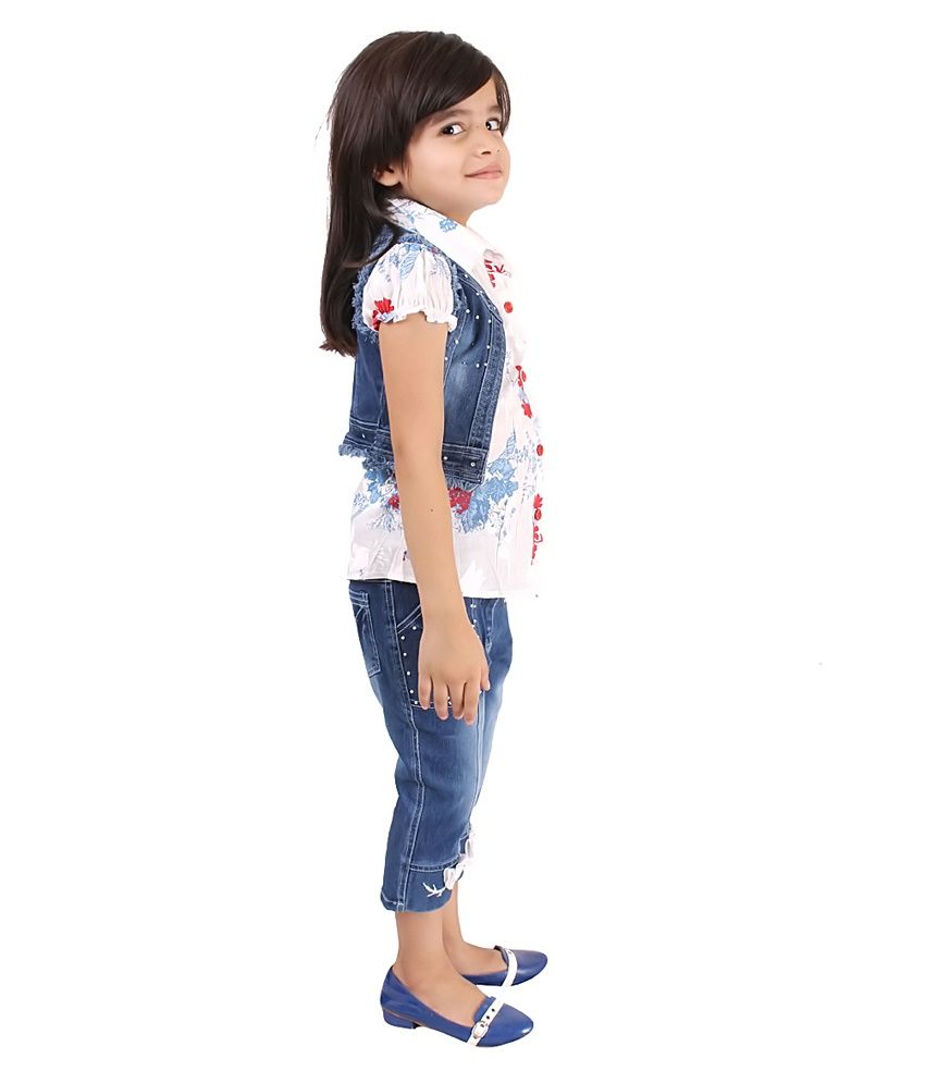 jeans top for girl snapdeal