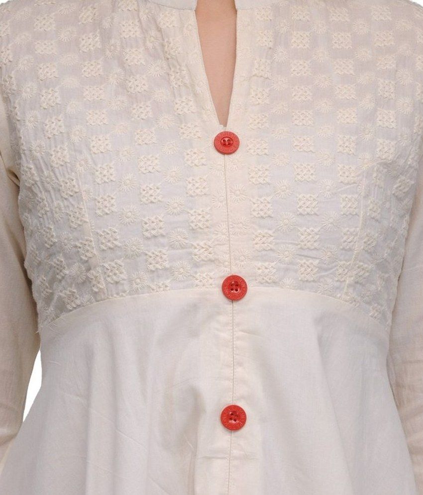 white colour kurti online