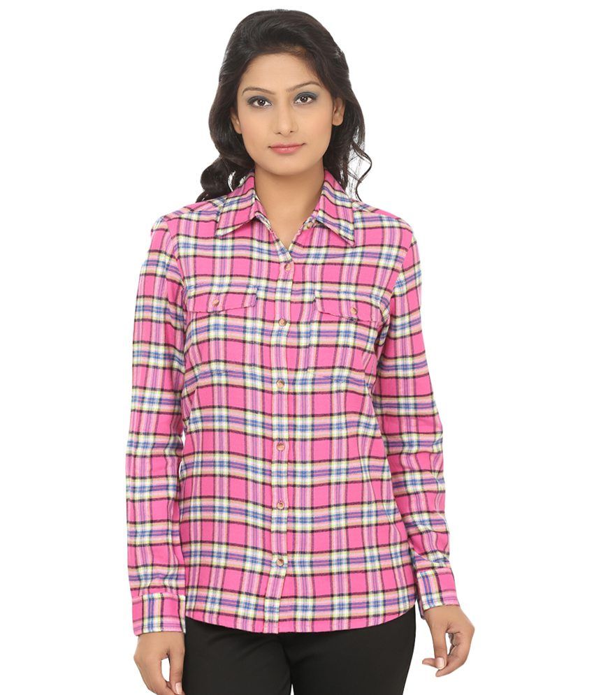 ladies chequered shirt