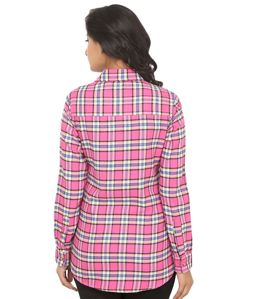 ladies chequered shirt