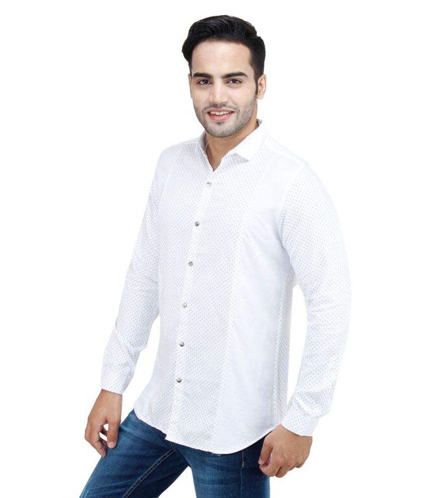 Zara Men Shirt White Casual Shirt - Buy 