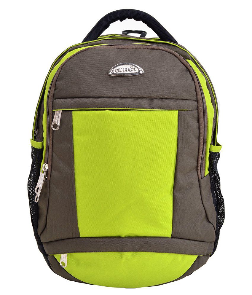 Reliance Green Polyester Backpack - Buy Reliance Green Polyester ...