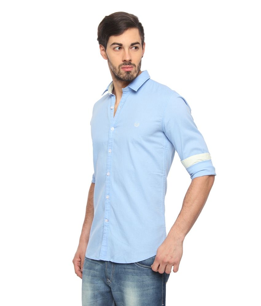 Rockstar Jeans Blue Blended Cotton 