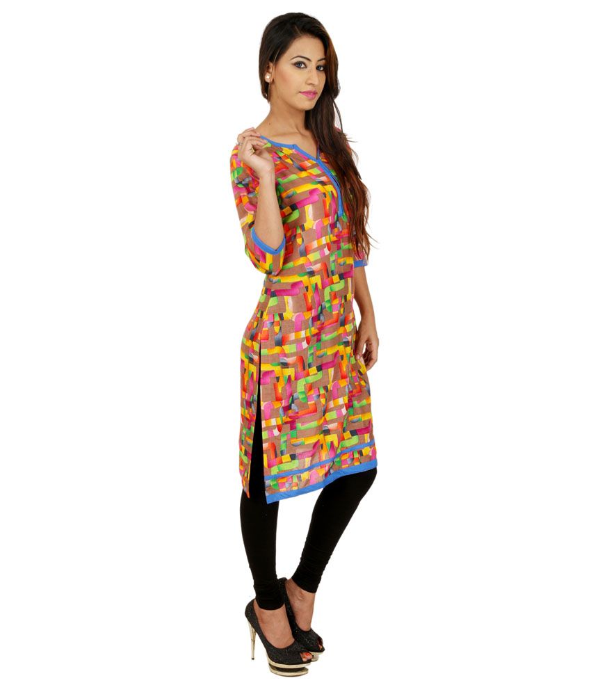 colour full kurti