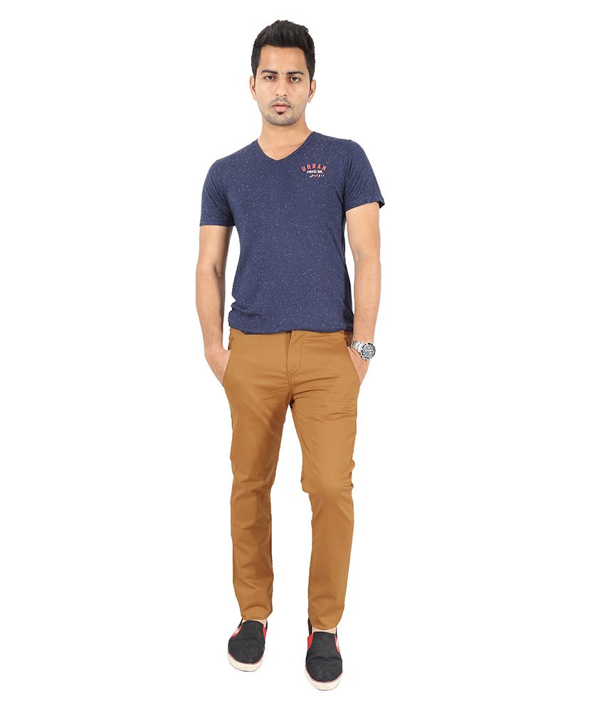 orange chinos mens