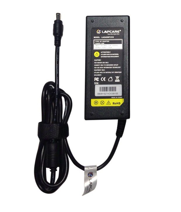     			Lapcare Laptop Adapter With Power Cord For Acer Aspire 65W-Black