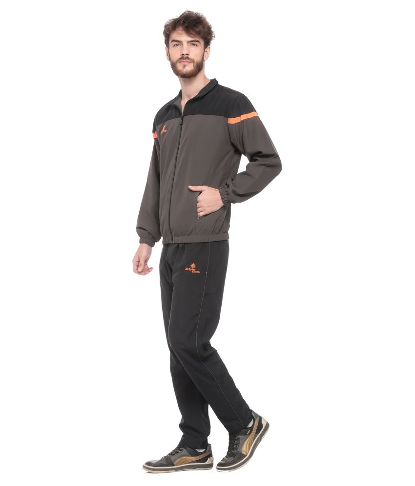 Sport Sun Black Polyester Tracksuit Buy Sport Sun Black Polyester