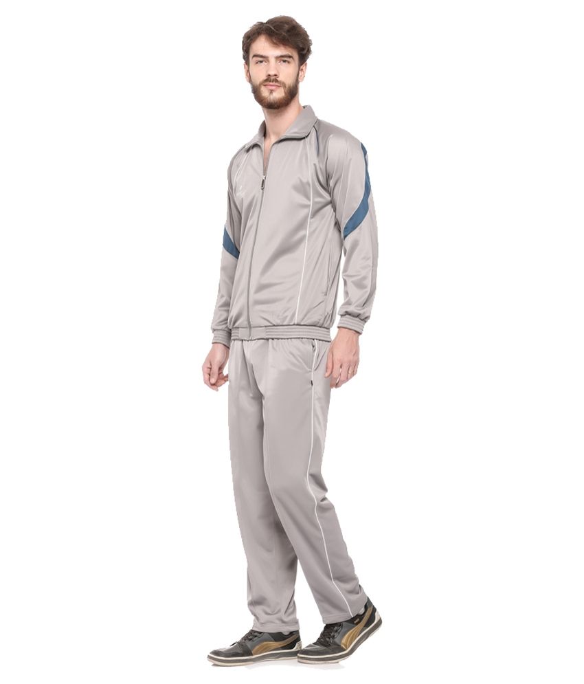 Sport Sun Grey Polyester Tracksuit Buy Sport Sun Grey Polyester