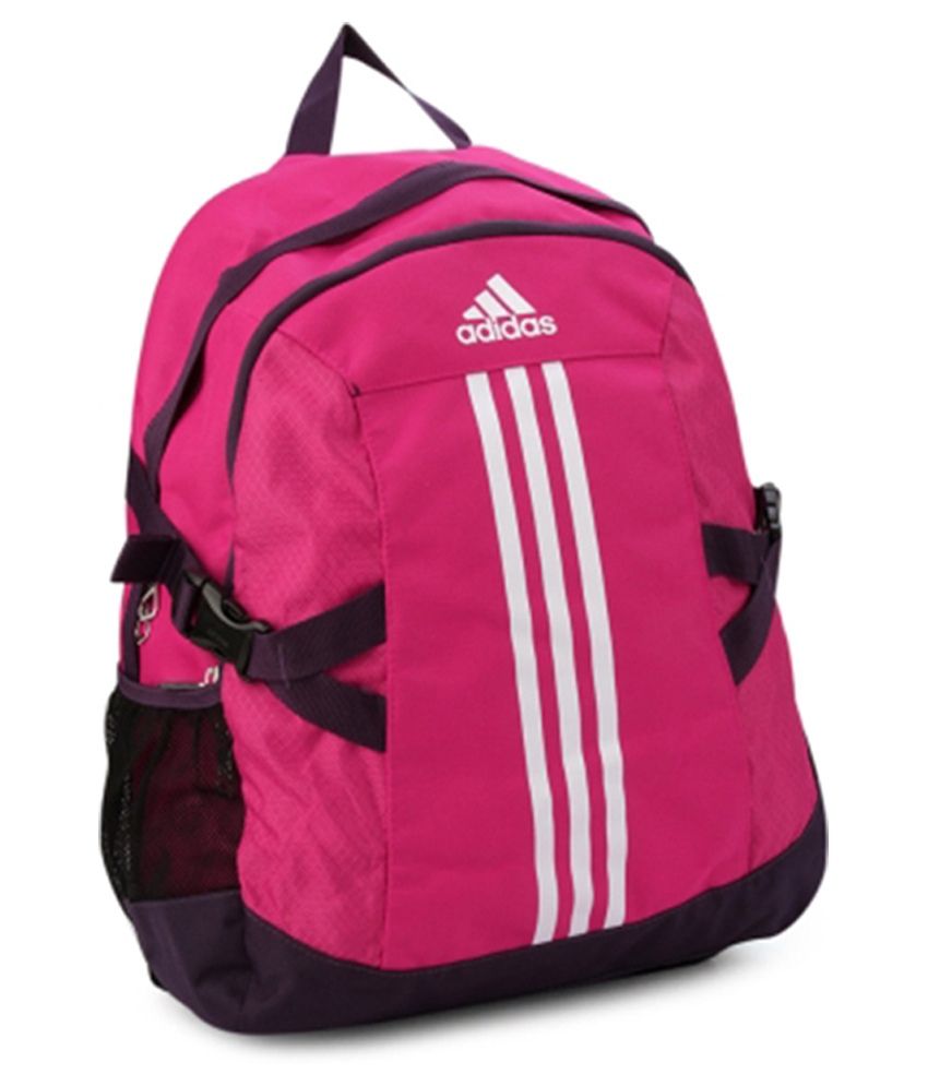 adidas pink school bag