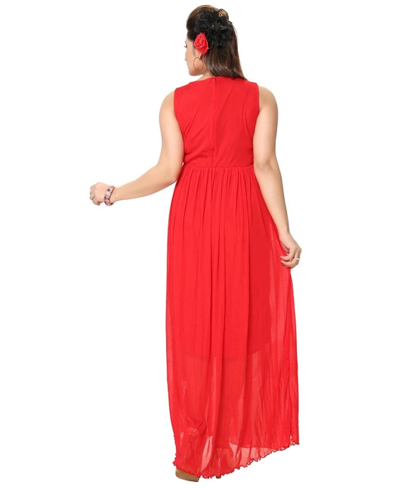 net maxi frock