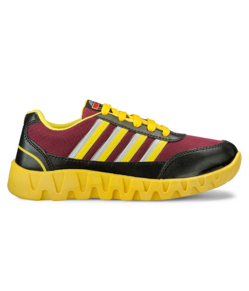 yellow sports shoes men