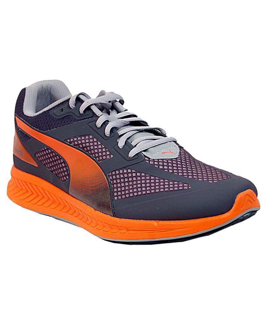 Puma Orange and Grey Running Sports Shoes - Buy Puma Orange and Grey ...