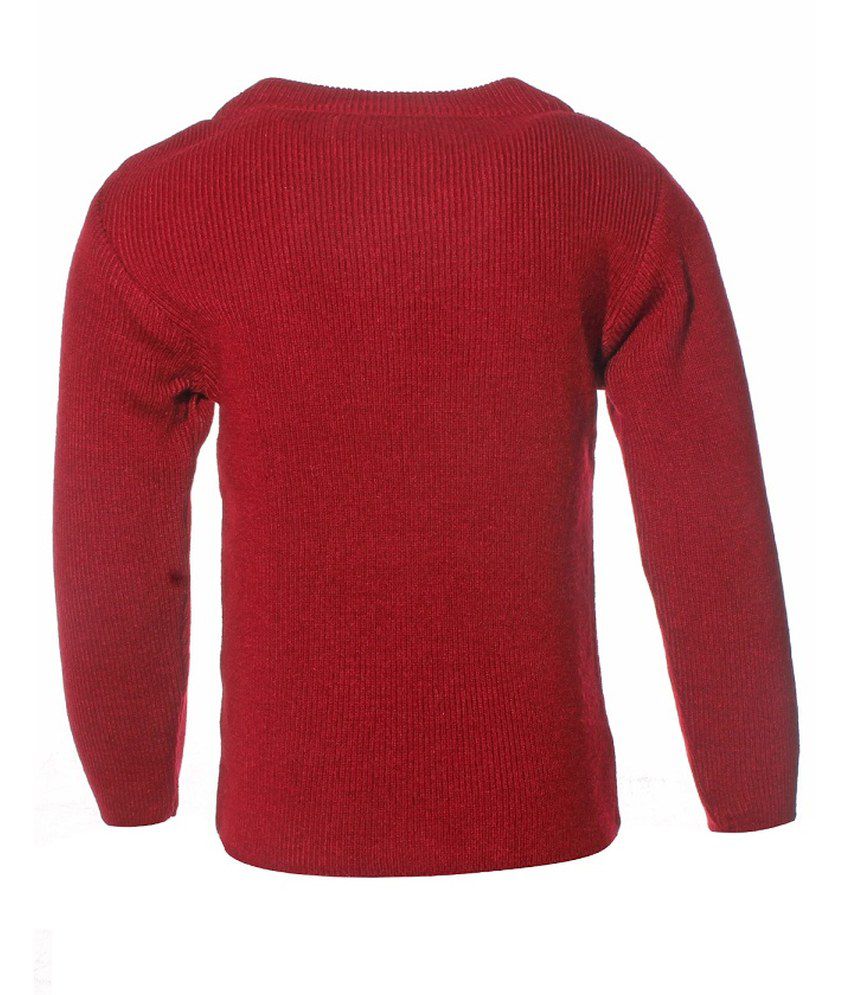 Babeezworld Maroon Sweater For Boys - Buy Babeezworld Maroon Sweater ...