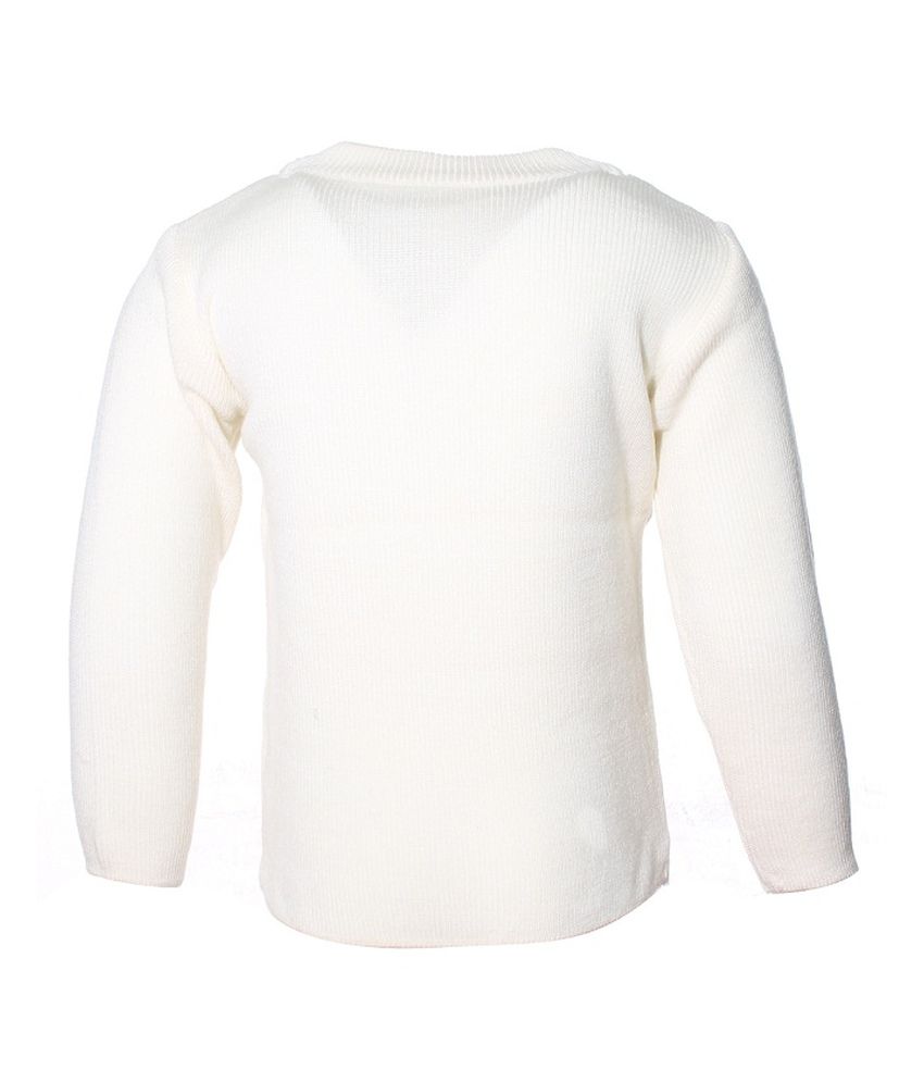 Babeezworld White Sweater For Boys Buy Babeezworld White Sweater For