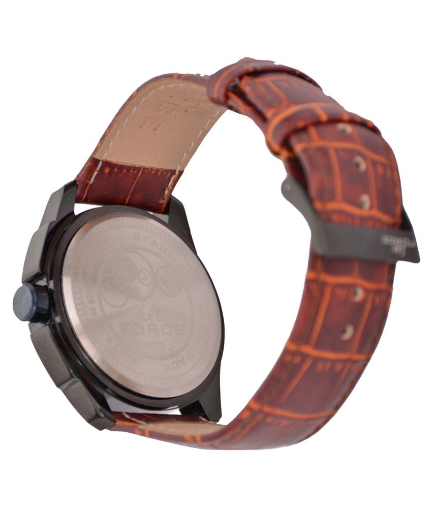 lee-force-maroon-strap-analog-formal-watch-buy-lee-force-maroon-strap