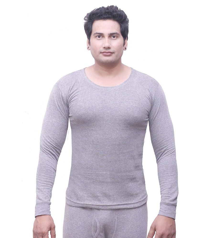 Selfcare Grey Cotton Blend Thermal(upper)