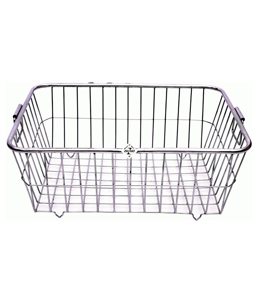 Buy Zecado Stainless Steel Utensil Basket 1 (Round Pipe Top) Online at