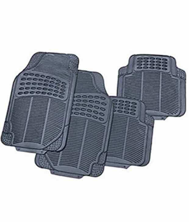 Autofurnish Car Floor Mats For Volkswagen Polo (Grey) Set Of 4 Buy