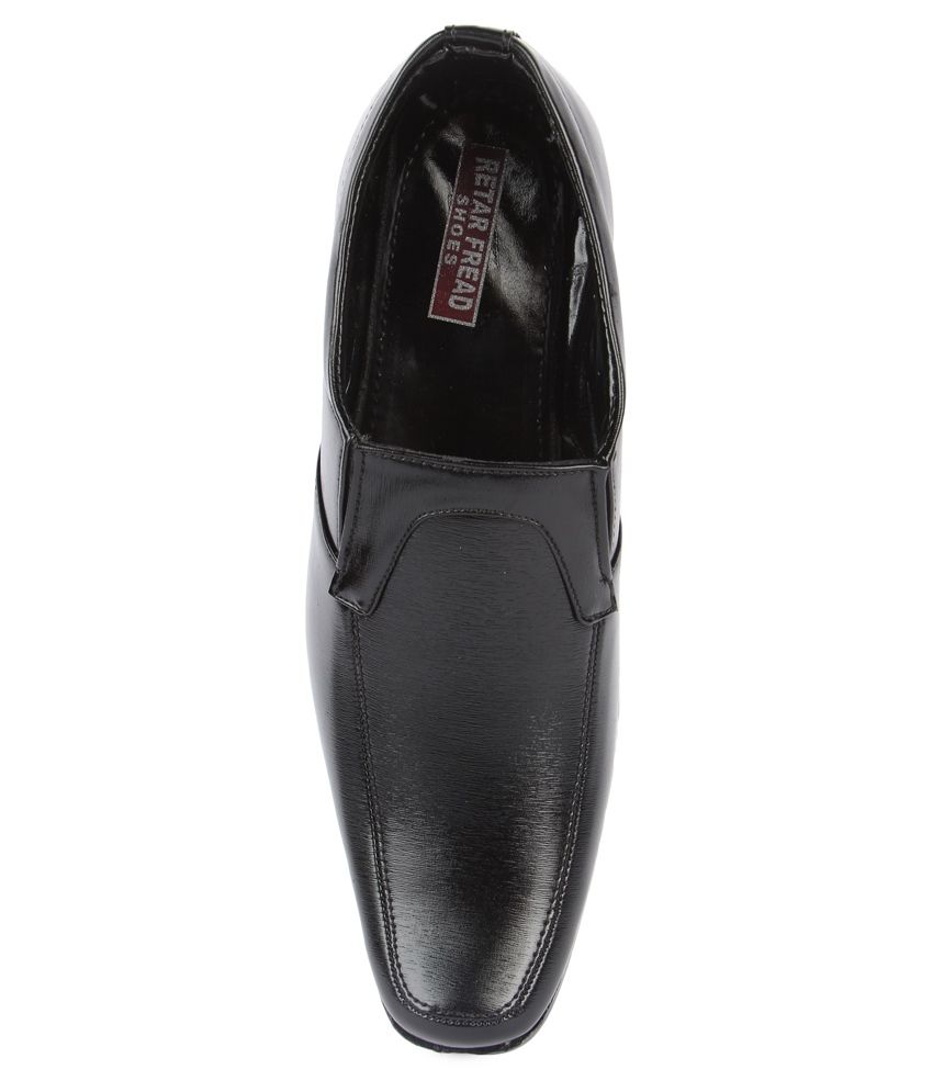 Retar Fread Black Formal Shoes Price in India- Buy Retar Fread Black ...