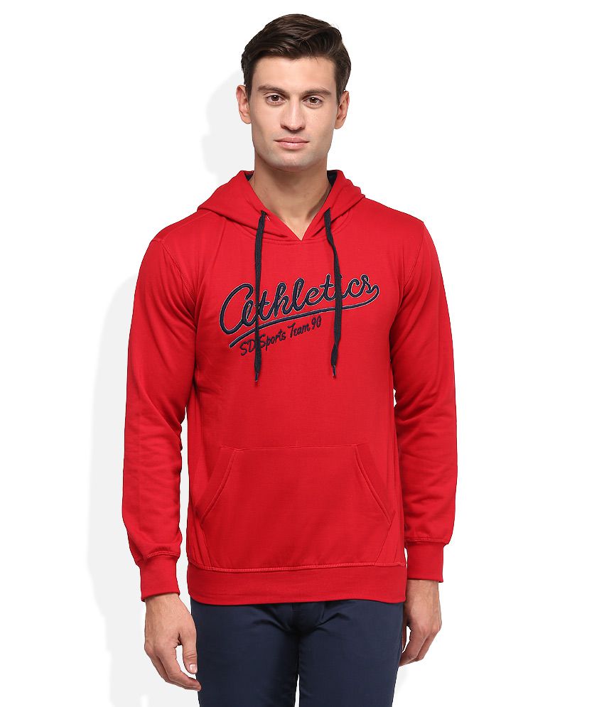 Duke Red Hooded Sweatshirt - Buy Duke Red Hooded Sweatshirt Online at ...