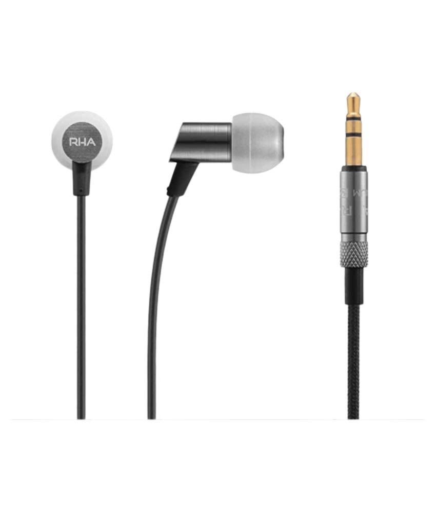 RHA S500 In Ear Wired Earphones Without Mic Silver Buy RHA S500 In