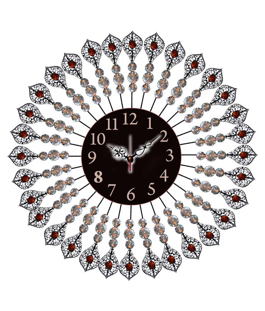 Unique White Metal Stylish Wall Clock Buy Unique White Metal