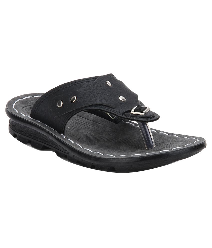fancy black slippers