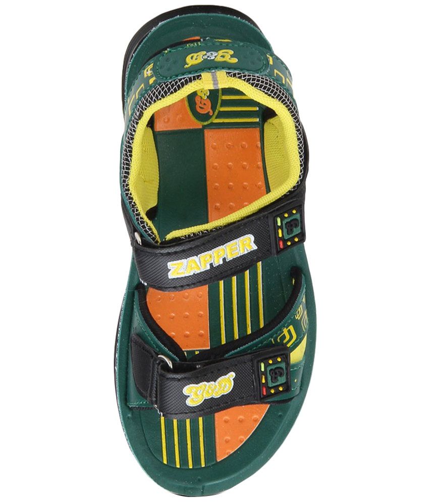 G&amp;D Lightweight Green Floater Sandals For Kids Price in