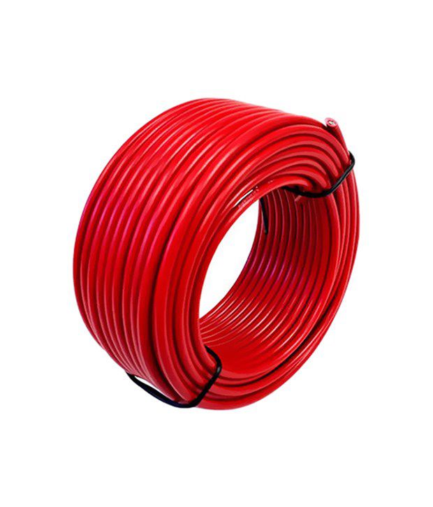Raffinaderij lichten Blozend Buy RR Kabel PVC Coated Red Copper House Wire - Red Online at Low Price in  India - Snapdeal