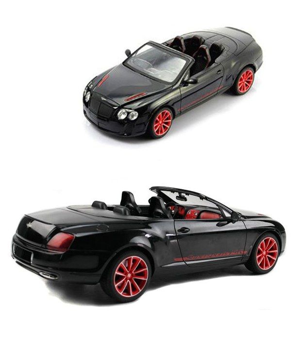 Adraxx 1 24 Scale Black Open Roof Top Bentley Racing Car Black Buy
