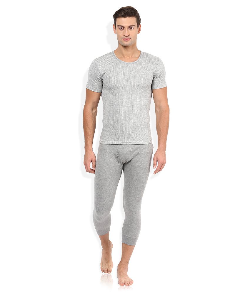 Neva - Grey Cotton Men's Thermal Tops ( Pack of 1 ) - Buy Neva - Grey ...