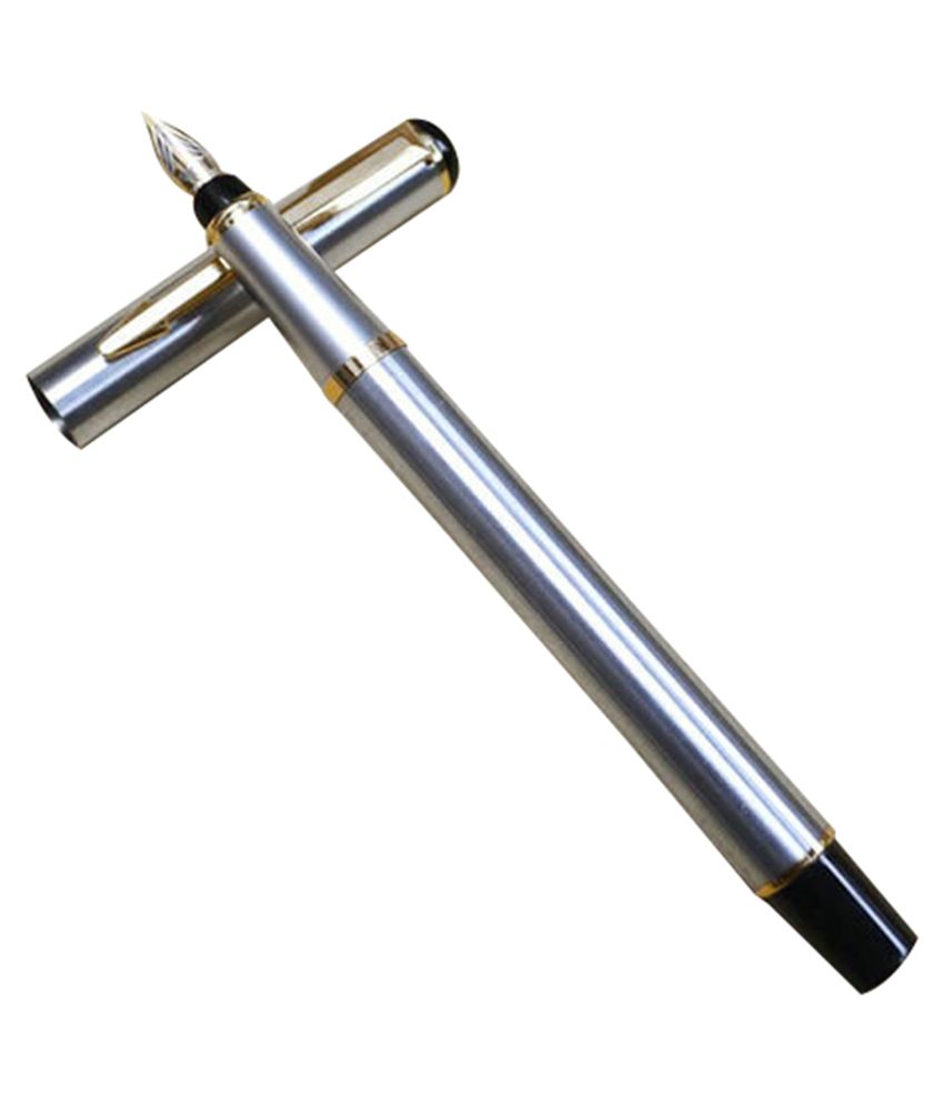     			Baoer - Silver Fine Line Fountain Pen (Pack of 1)