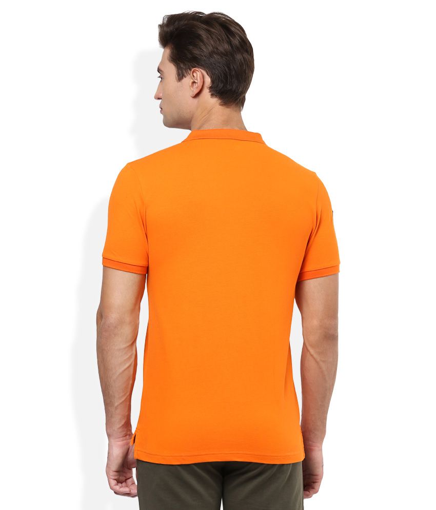 Giordano Orange Solid Polo T Shirt - Buy Giordano Orange Solid Polo T ...