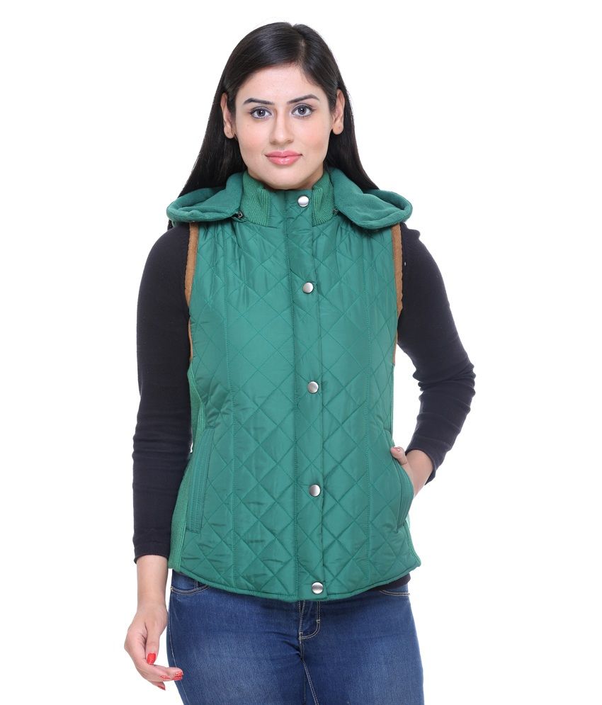 green polyester pants