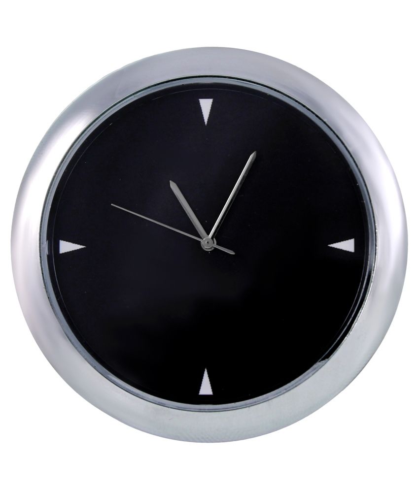 Digimac Black Metal Table Clock Buy Digimac Black Metal Table Clock at