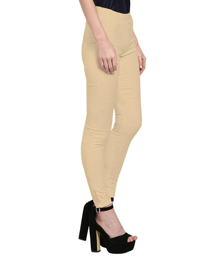 petite beige leggings